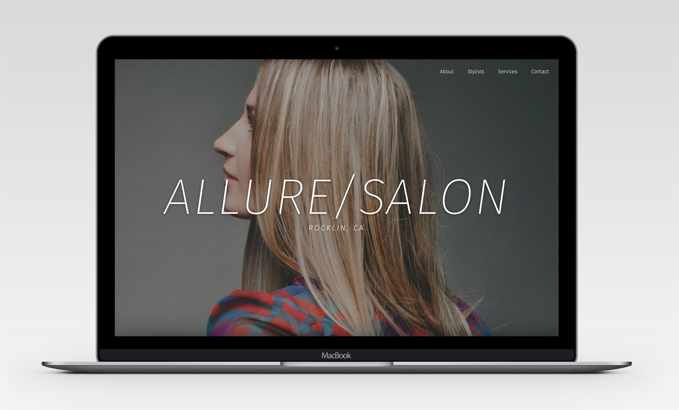 Allure Salon website